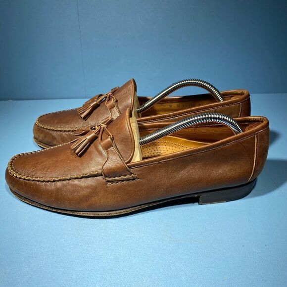 Allen Edmonds "Urbino" Italian Loafers Made in Italy Mens Size 9 B - Picture 4 of 8